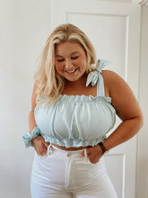 Load image into Gallery viewer, the baby blue bow tie tank