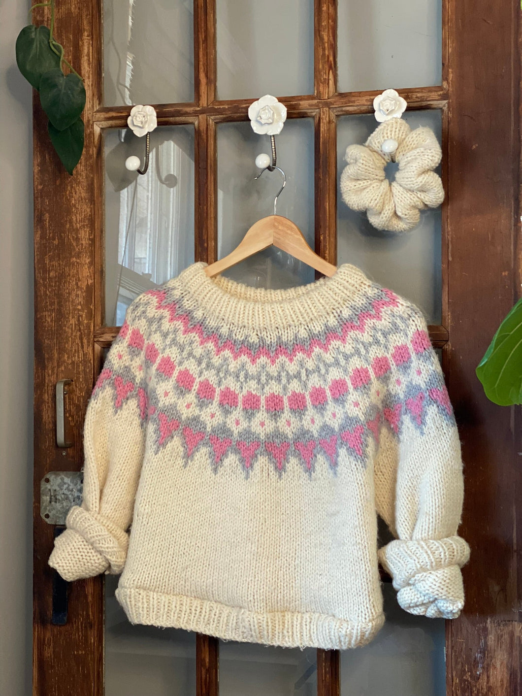 the classic fair isle sweater set