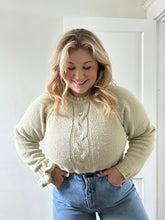 Load image into Gallery viewer, the vintage cream knit crewneck set
