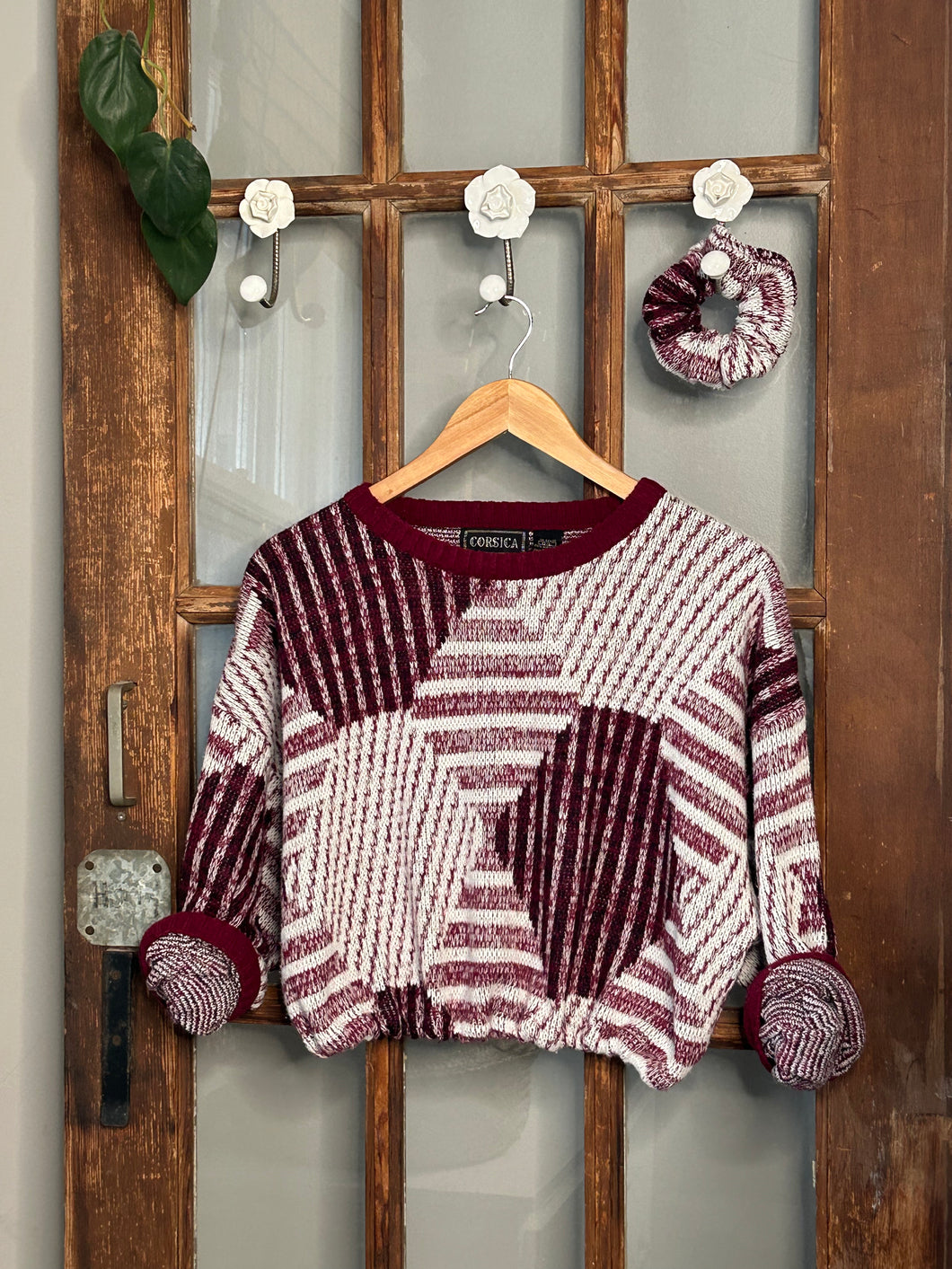 the vintage abstract knit set