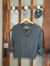 Load image into Gallery viewer, the smokey blue henley set
